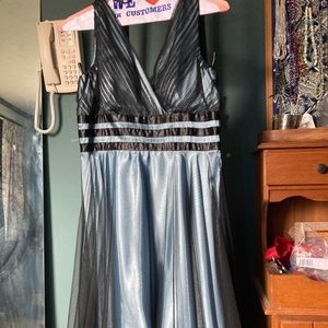 Fit and Flare dress with Ribbon trim